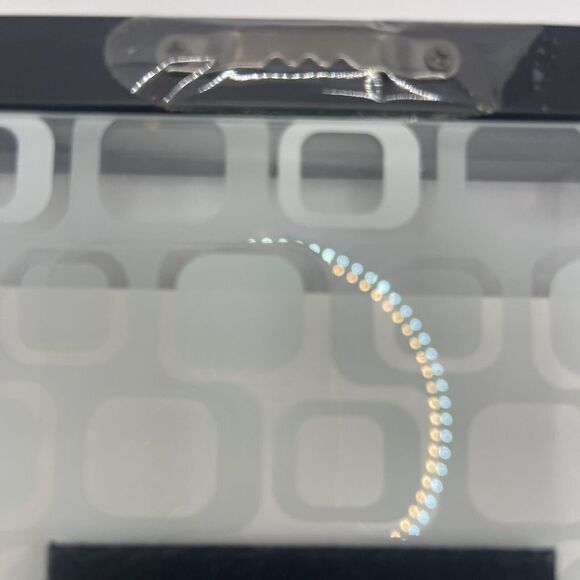 New Modern PHOTO FRAME (Green-Tree Gallery) Black Glass 4"x6" Picture - Picture 4 of 4